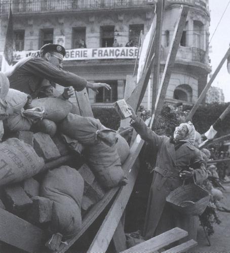 barricades à Alger